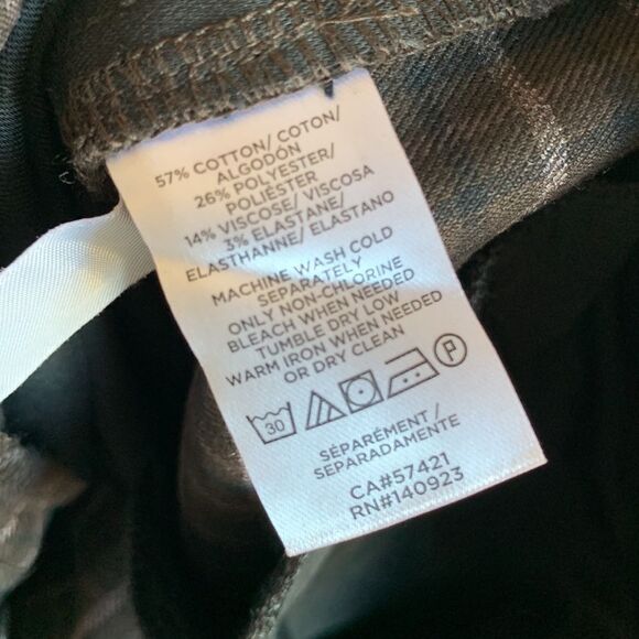 NWT Loft Brown Plaid High Waist Ankle Skinny Stretch Dress Pants Sz 2 Petite - Picture 12 of 13